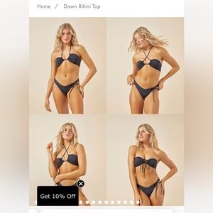 LSpace dawn bikini top